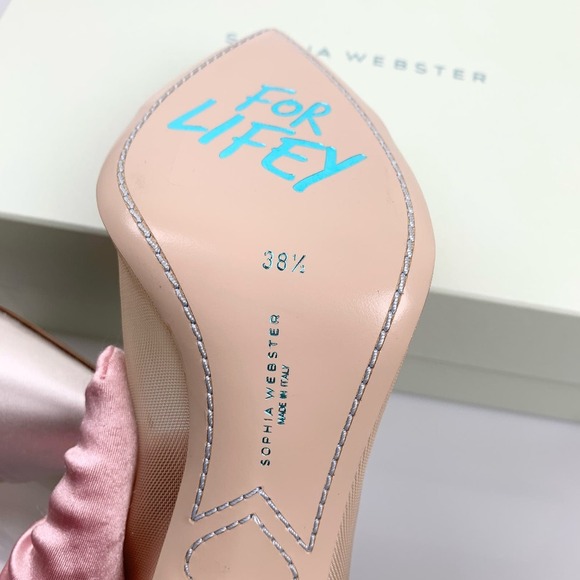 NIB Sophia Webster Jasmine Crystal Pumps Size 38.5 Wedding Party - Picture 10 of 16